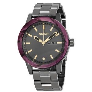 NIXON
Spur Gunmetal Dial Stainless Steel Ladies Watch